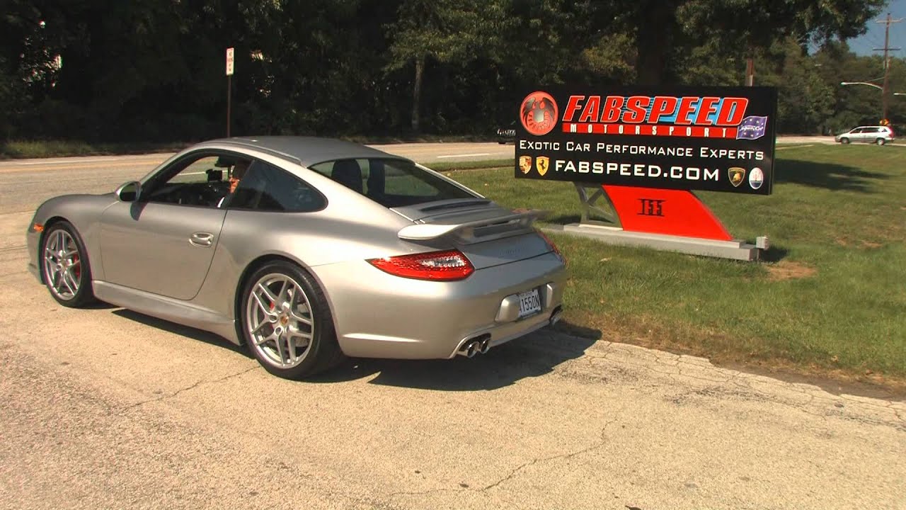 Porsche 997.2 Carrera S @ Fabspeed for the Maxflo Mufflers and X-Pipe