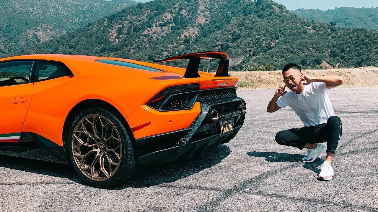 Lamborghini Huracan Performante LP640-4 Valvetronic Exhaust Sound  X Fi EXHAUST X Yellow Dude