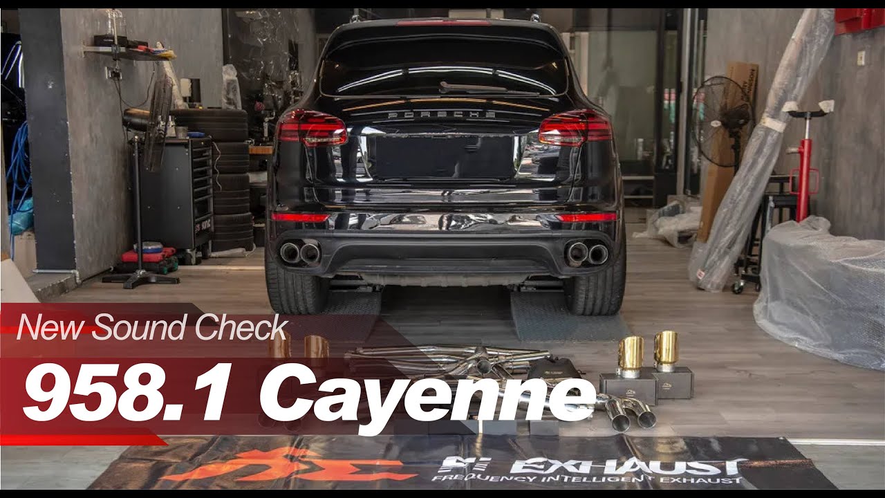 Porsche 958.1 Cayenne w/ Valvetronic Fi EXHAUST Catback X Utmost Downforce Garage
