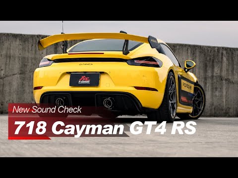 Porsche 718 Cayman GT4 RS Racing Sound and High-Pitched Tones w/ Valvetronic Catless Fi EXHAUST