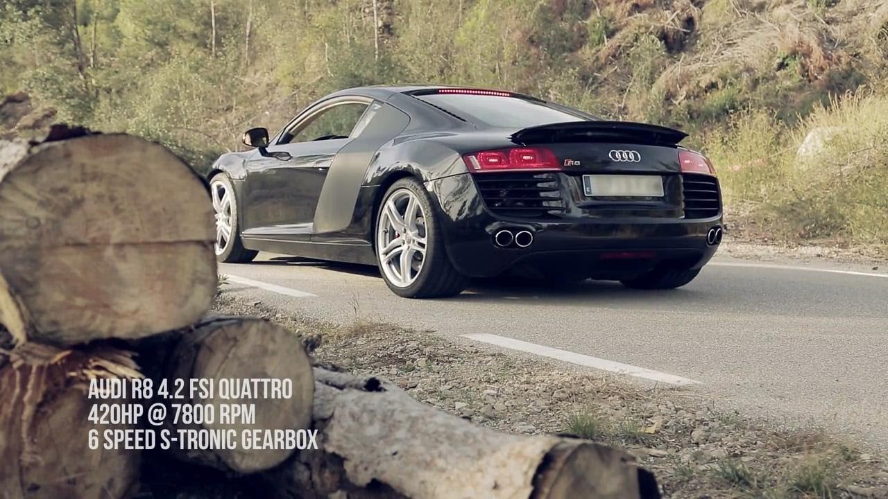 Audi R8 4.2 FSI V8 w/ Armytrix Cat-Back Titanium Mufflers by allDesign.es