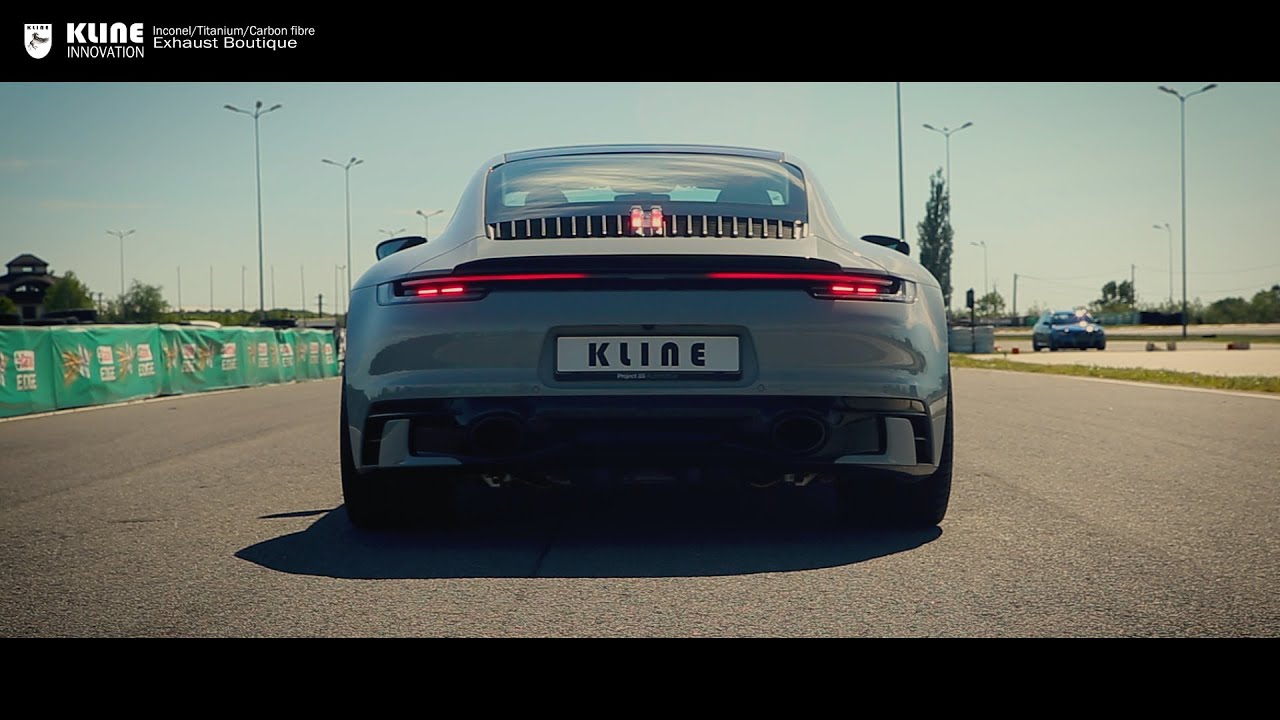 Porsche 992 Carrera Inconel Valvetronic exhaust by Kline Innovation