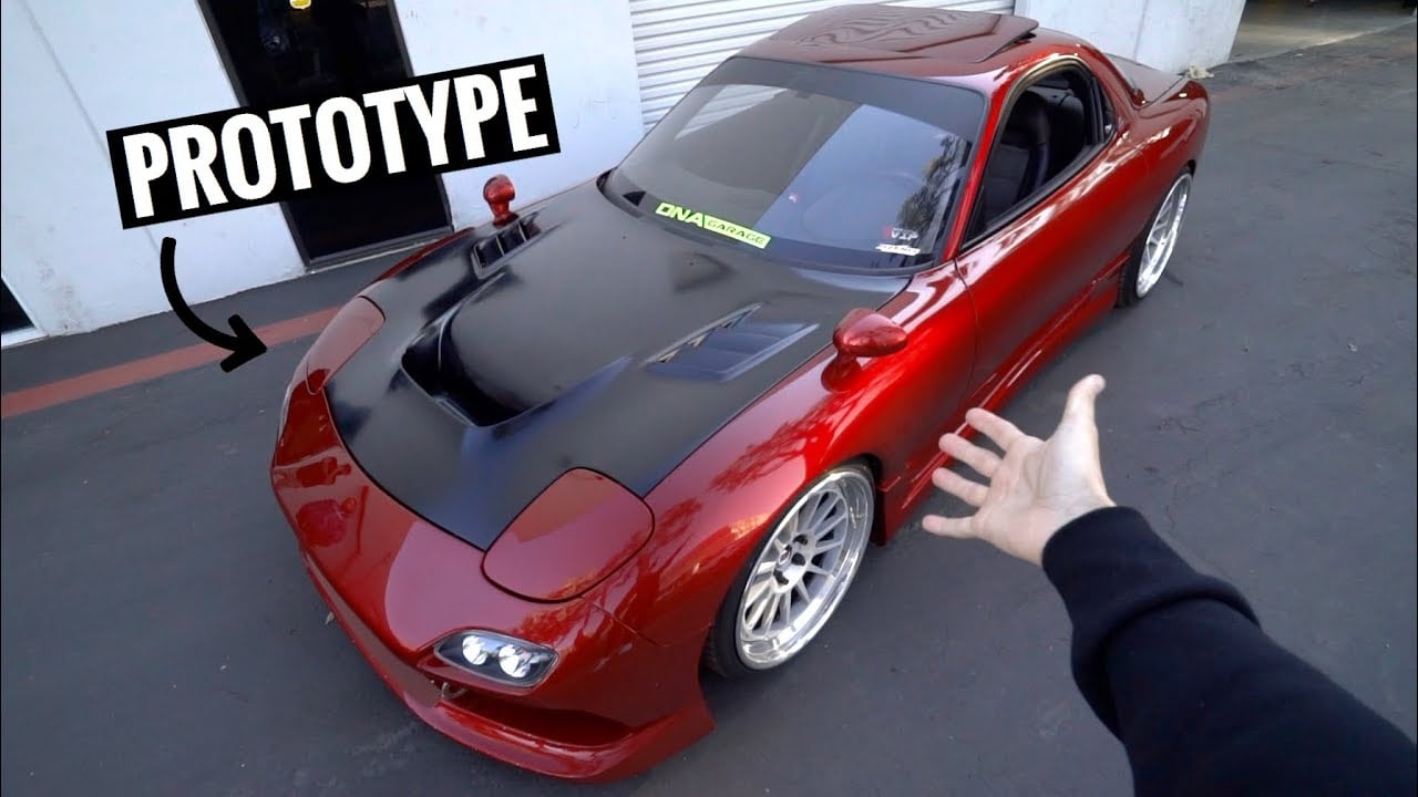 We Made a StreetHunter Hood for the RX-7!!!