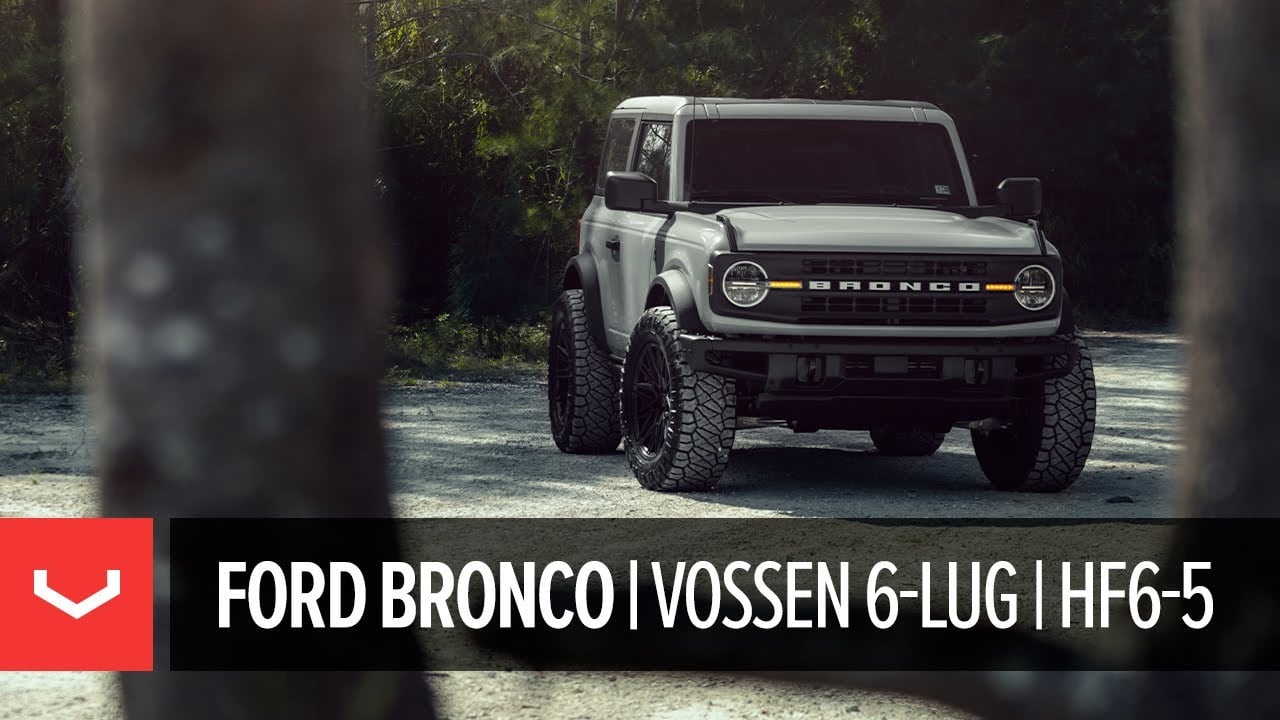 Ford Bronco Black Diamond Edition | Vossen Hybrid Forged HF6-5 | 35" Tires