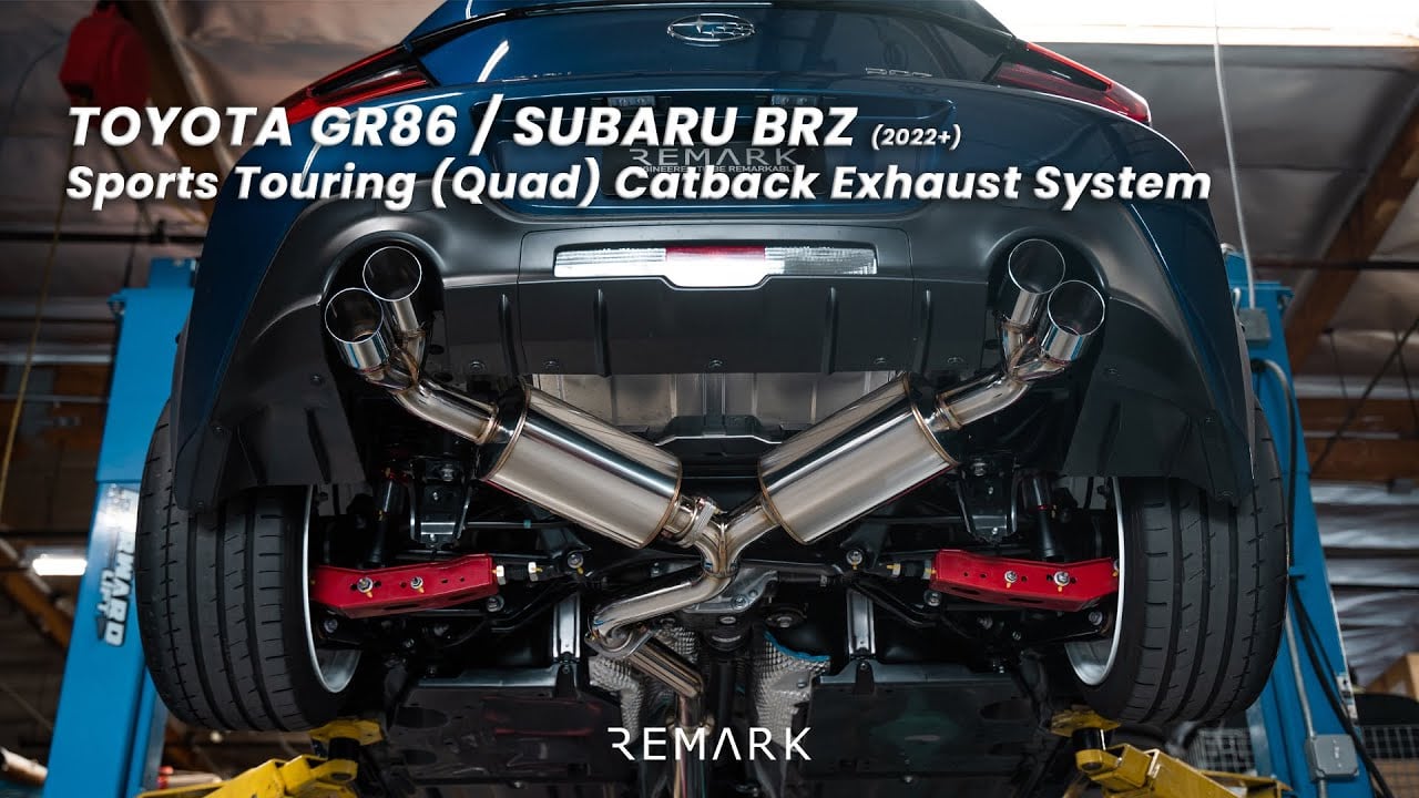 REMARK Sports Touring Catback Exhaust for Toyota GR86 / Subaru BRZ (2022+)