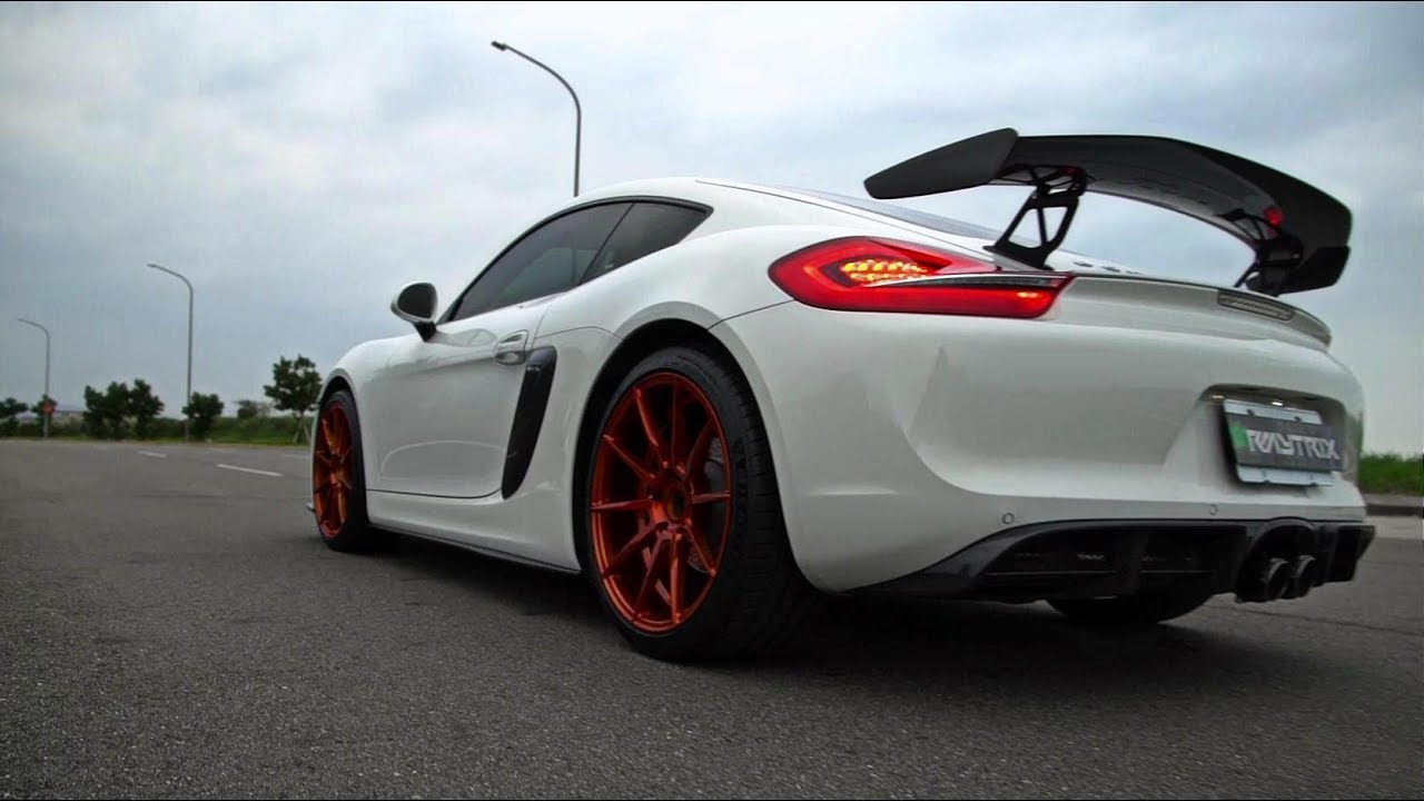 Porsche 981 Cayman w/ TWL Carbon Fiber Aero Kits & ARMYTRIX Exhaust