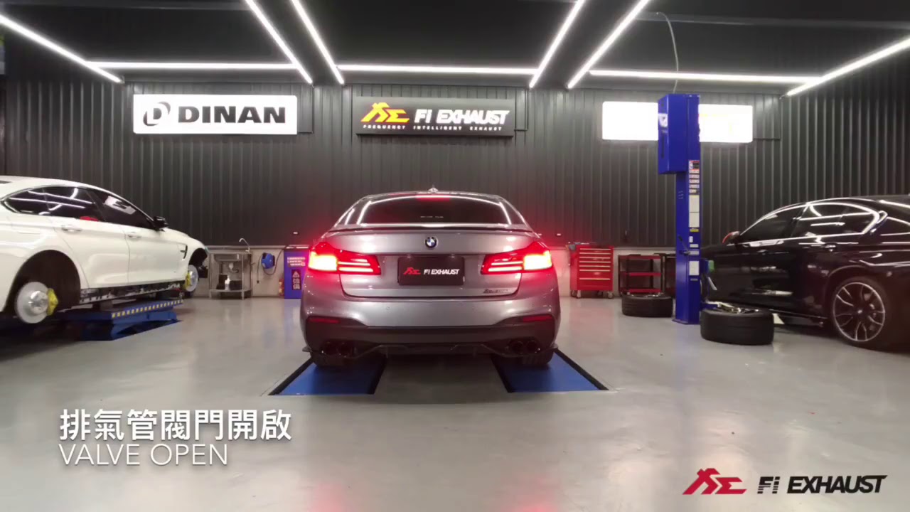 2017 BMW  G30 530i x Fi Exhaust - Sound Check l Brutal Sound !
