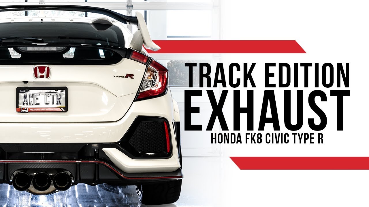 AWE Track Edition Exhaust for the Honda FK8 Civic Type R