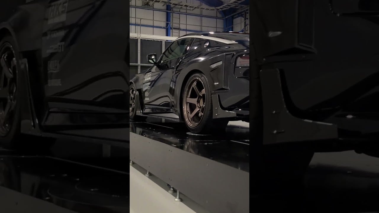 HKS Tuned Nissan Z (RZ34) -Prototype Body Kit Wind Tunnel Test-