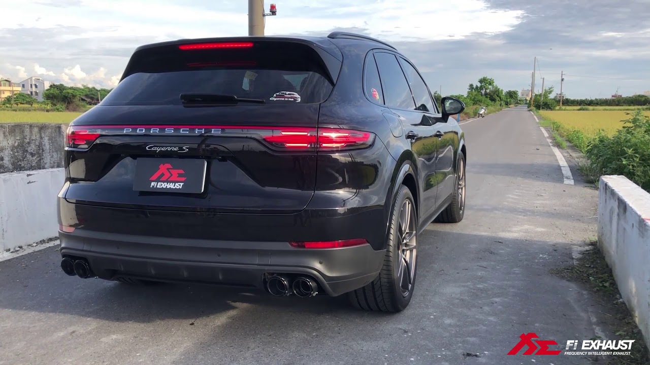 Porsche Cayenne S E3 9Y0 2.9TT Fi Exhaust Turbo Back System Road accelerate sound