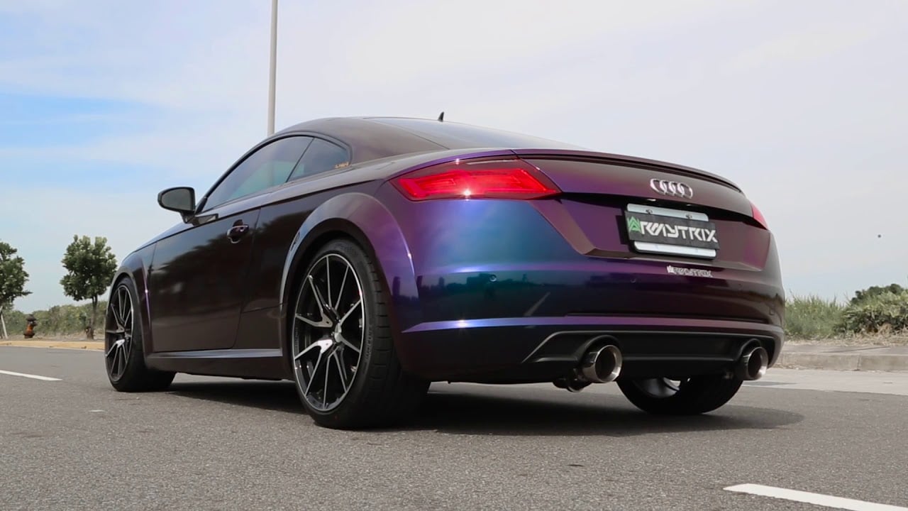 Audi TT 8S 2.0 TFSI Quattro w/ ARMYTRIX Downpipe & FLAP Exhaust - Revs & Accelerations!