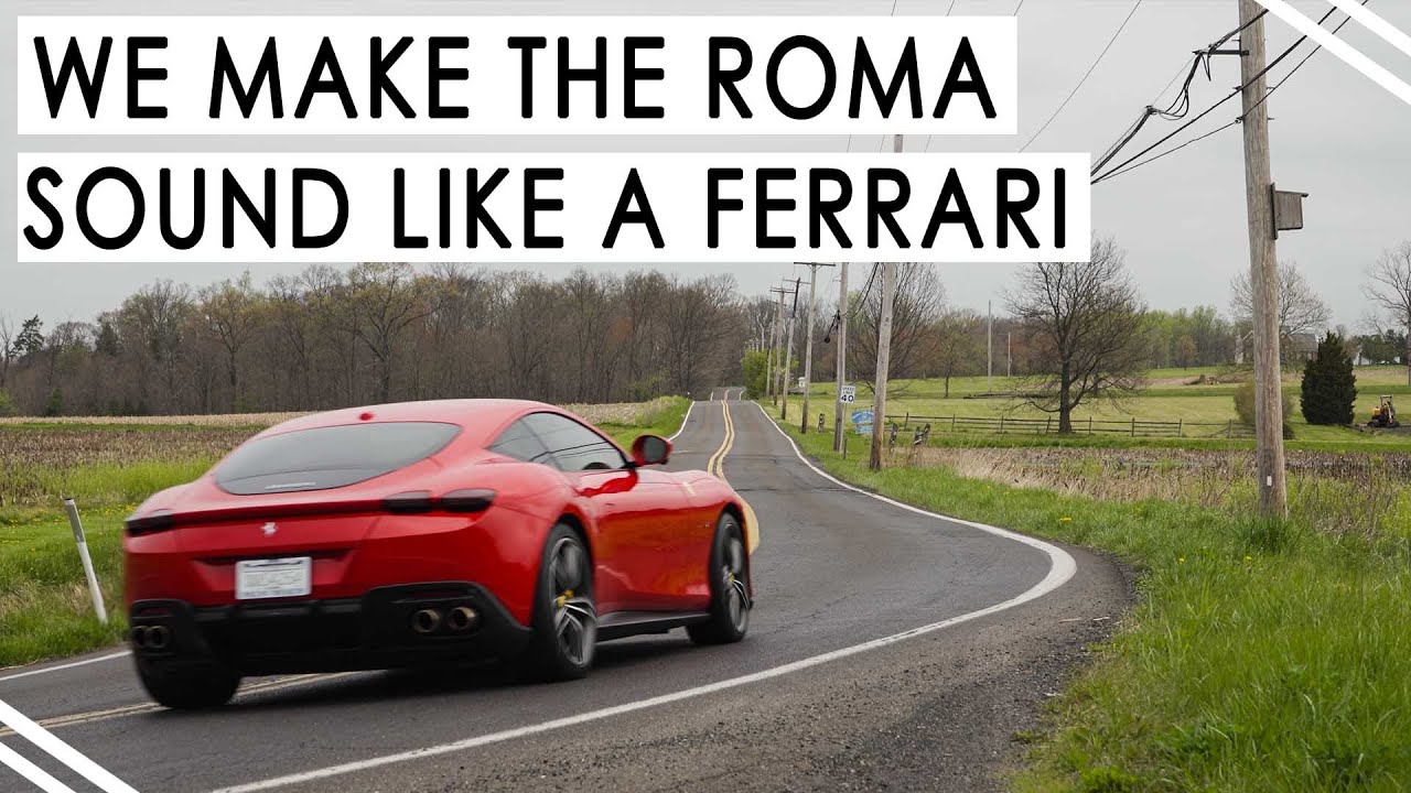 Ferrari Roma 2020+ | Fabspeed Exhaust Comparison | How to Make The Ferrari Roma Sound Good