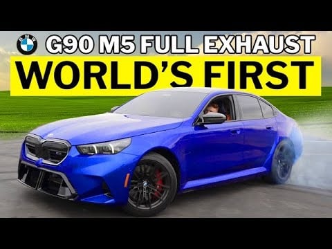 THE WORLDS FIRST BMW G90 M5 EXHAUST! Valvetronic Designs BMW G90 M5 Valved Sport Exhaust System