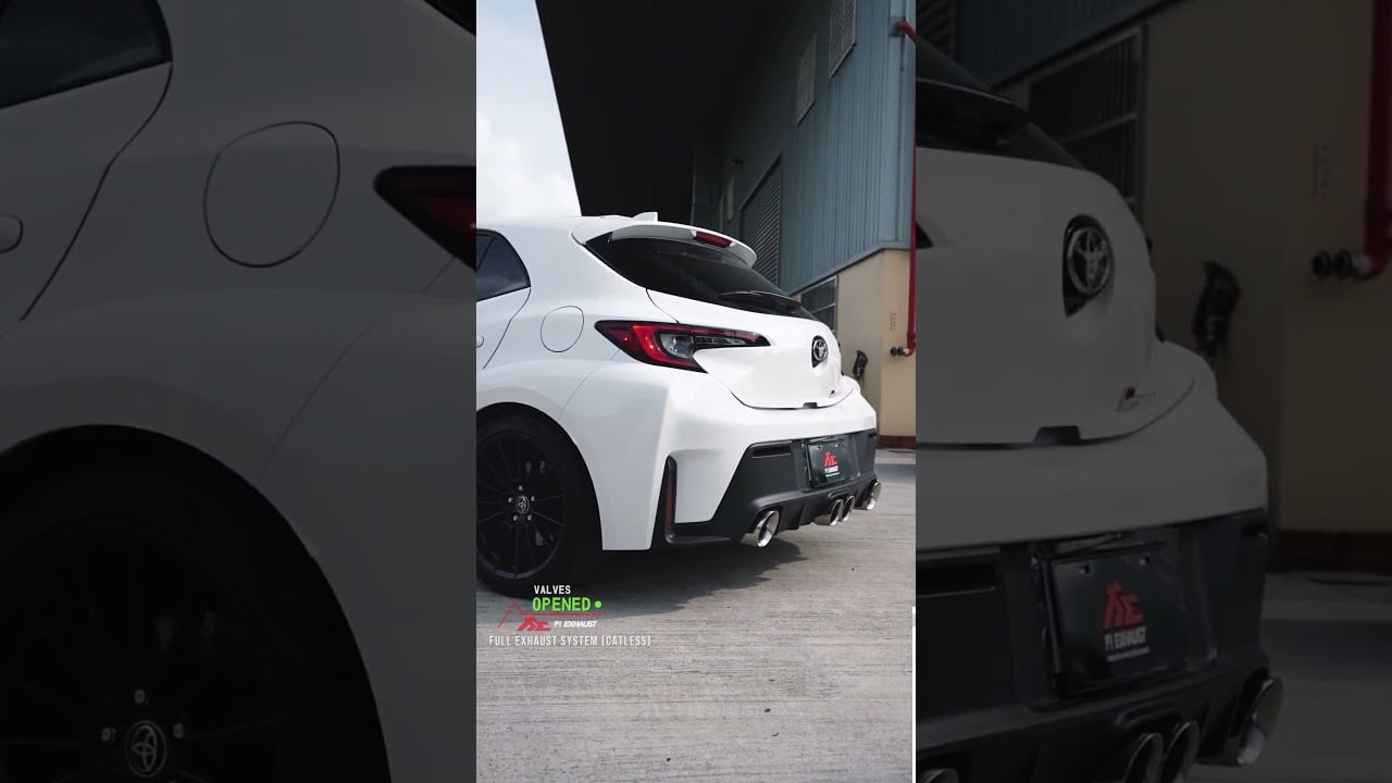 2023 GR Corolla Aggressive and Sporty Engine Sound w/ Valvetronic Catless Fi EXHAUST