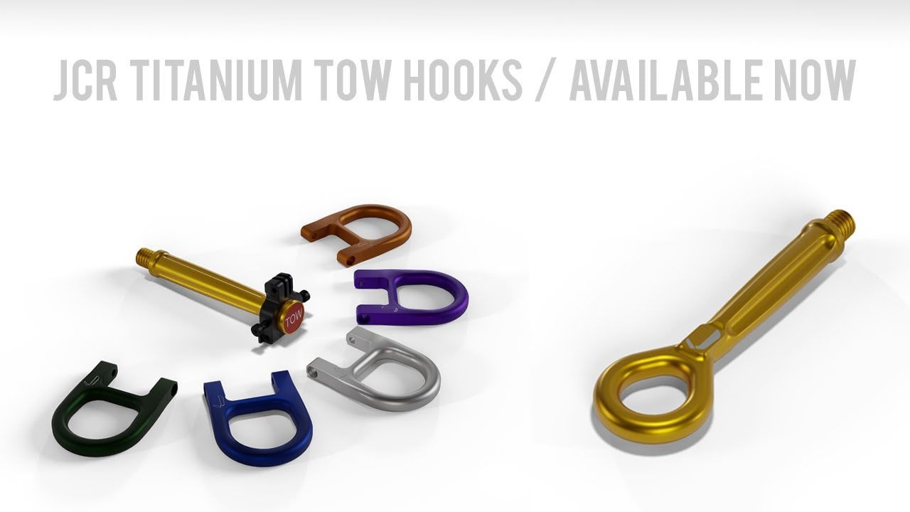 JCR TITANIUM TOW HOOKS // AVAILABLE NOW