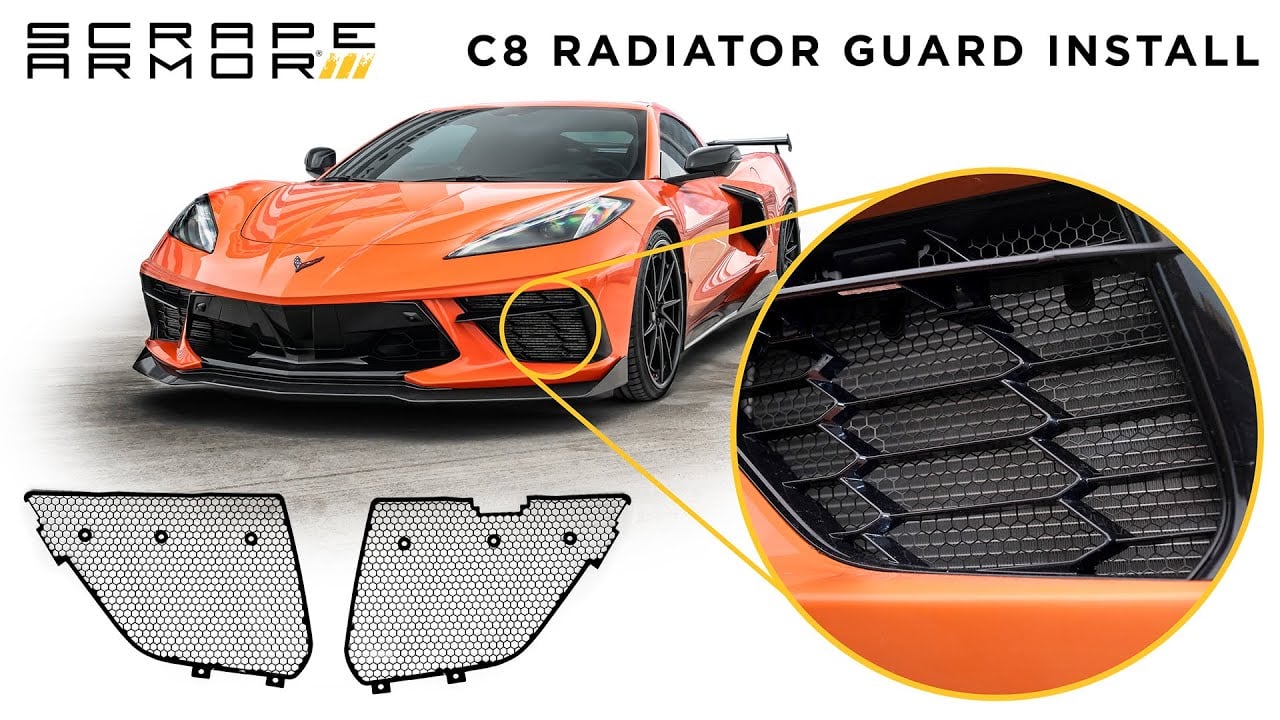 How To Install Scrape Armor C8 Radiator Guards