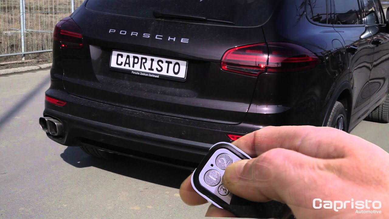 PORSCHE Cayenne BiTurbo CAPRISTO exhaust