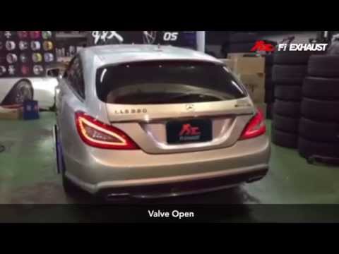 Mercedes Benz CLS350 shooting Brake w/ Fi Exhaust Crazy LOUD sound!