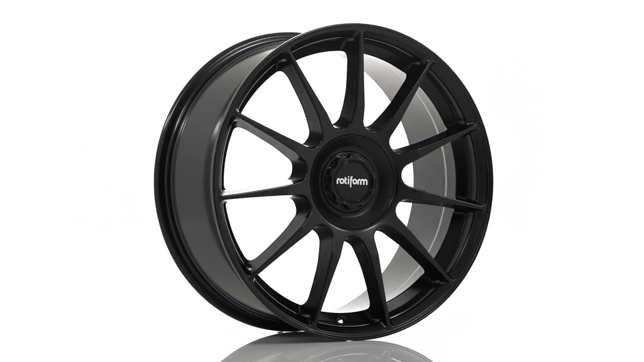 Rotiform DTM Satin Black 19x8.5