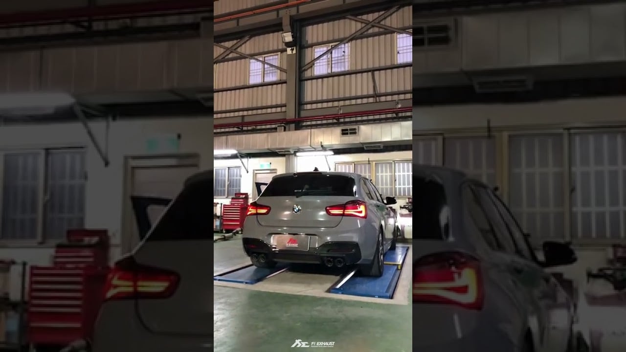BMW F20 M140i LCI B58 Idle Rev X Launch w/ Valvetronic Fi EXHAUST Quad Tips (M-Tek Diffuser)