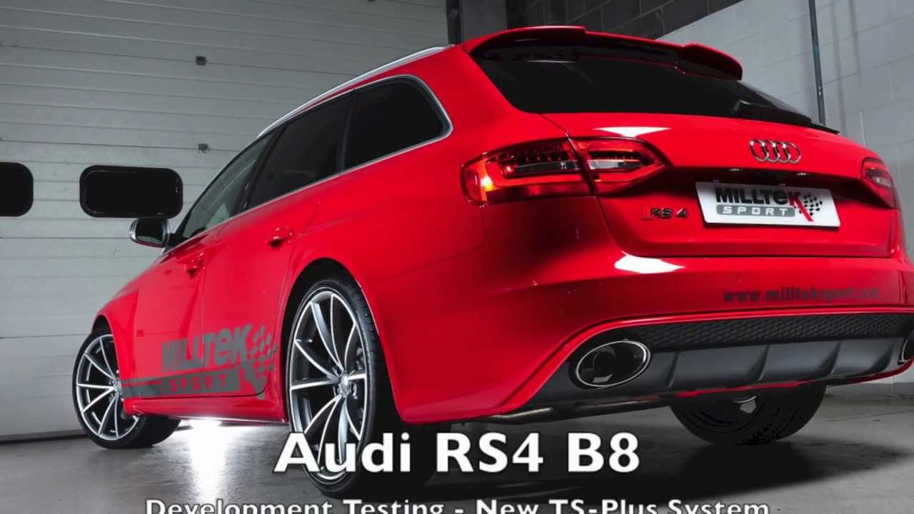 Milltek Sport Audi RS4 B8 Development Testing