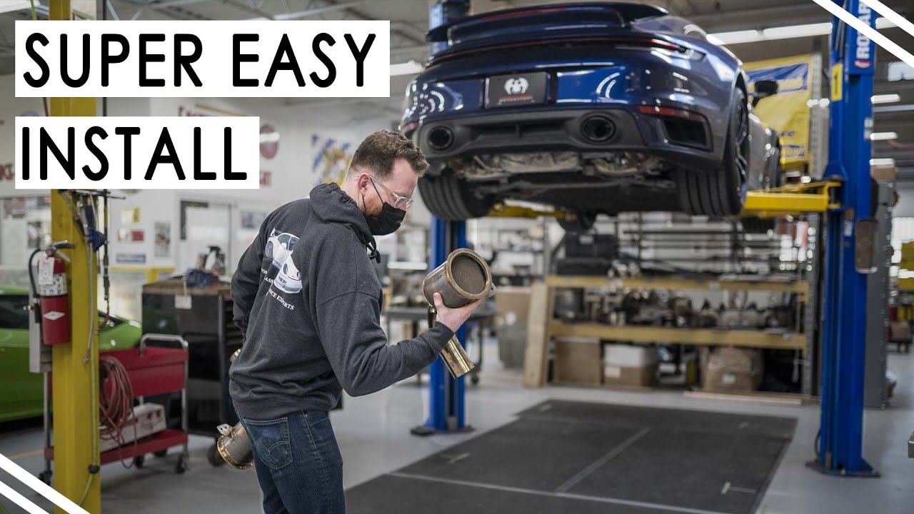 Porsche 992 Turbo 2021+ | Sport Catalytic Converter Installation | How To Do It Yourself
