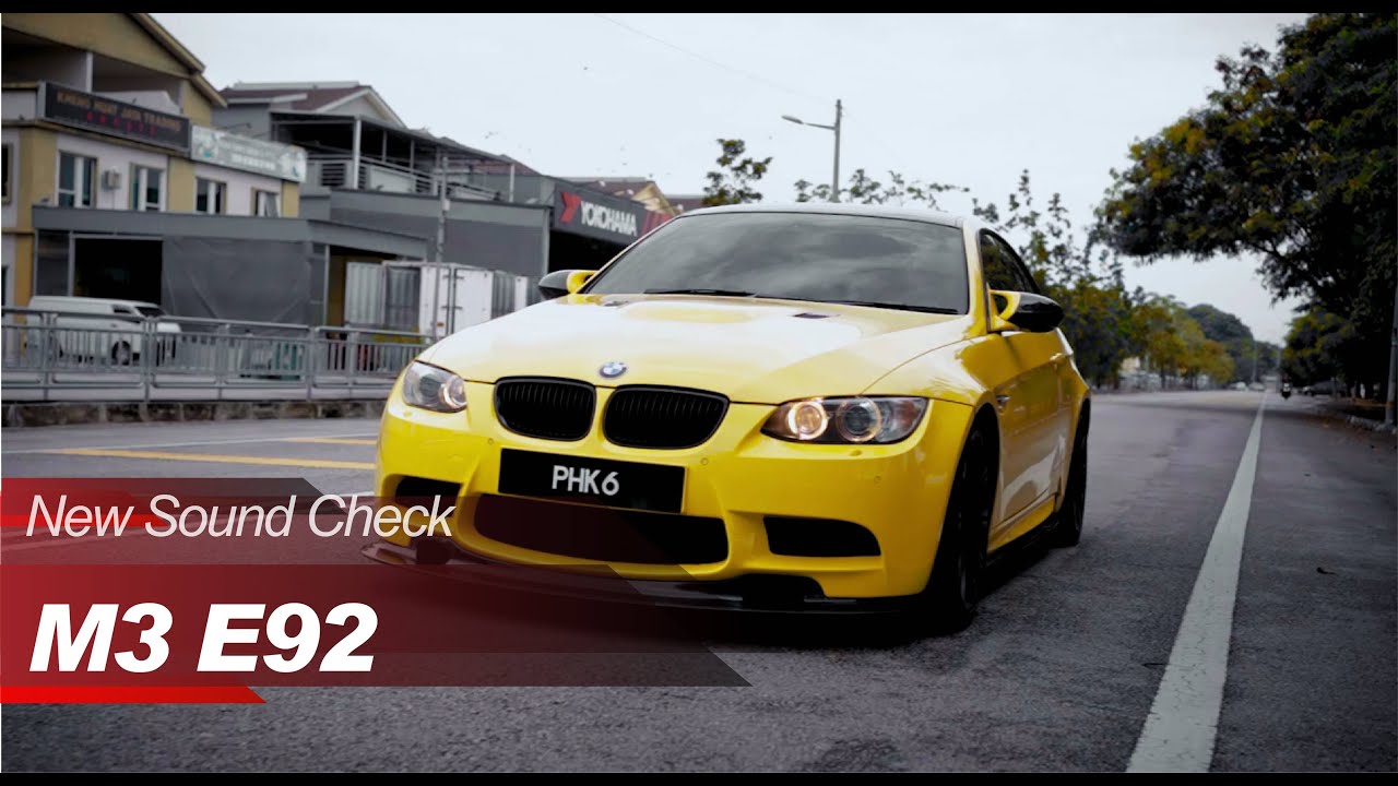 Individual Dakar Yellow Special Edition BMW E92 M3 w/ Valvetronic Fi EXHAUST Sound Check