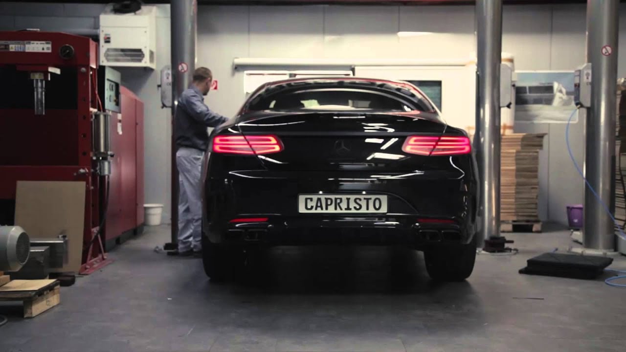 Mercedes S63 Coupe with Capristo exhaust