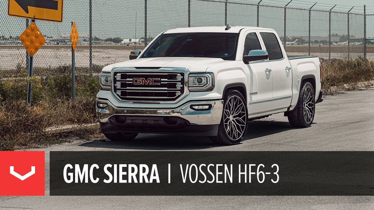 Lowered GMC Sierra | Hybrid Forged HF6-3