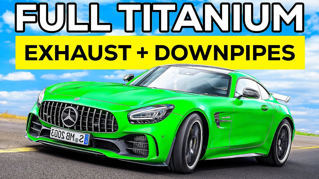 UNLEASH YOUR AMG GT!! Full Titanium Valved Exhaust + Free Flow Downpipes