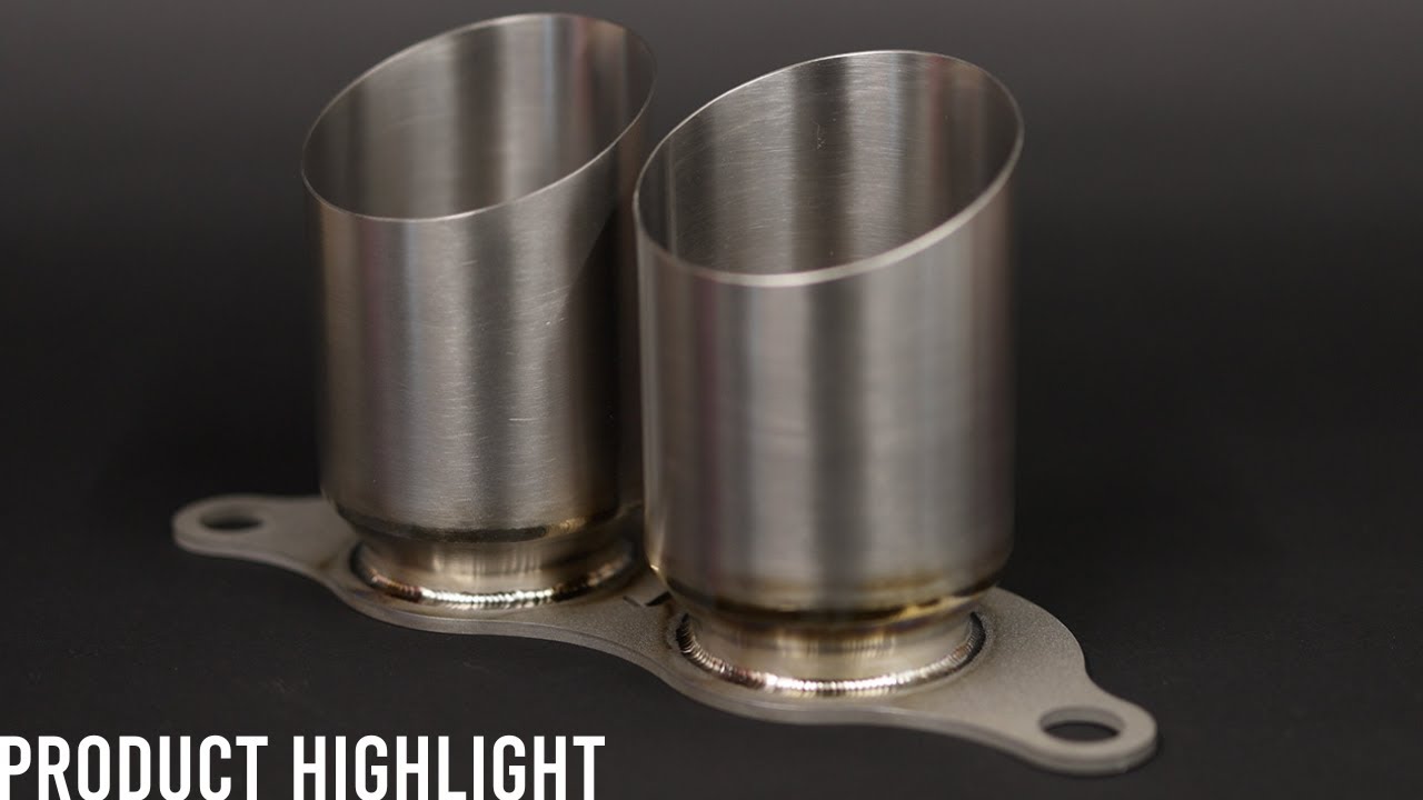 JCR 991 GT3 TITANIUM EXHAUST TIPS (STRAIGHT)