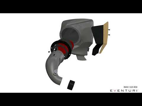 BMW G20 B58 Eventuri Intake system CAD