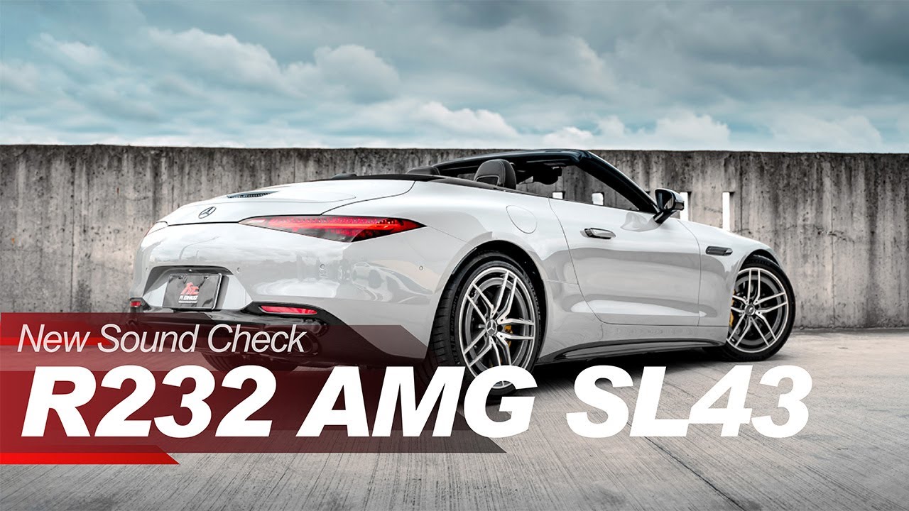 Mercedes-AMG R232 SL43 Sound Test w/ Valvetronic Fi EXHAUST Catback X Catless Downpipe