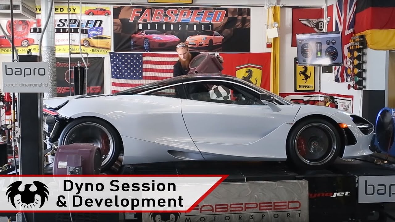 McLaren 720s (2017+) | Fabspeed X-Pipe, H-Pipe and "LT"-Style Exhausts | Dyno Session