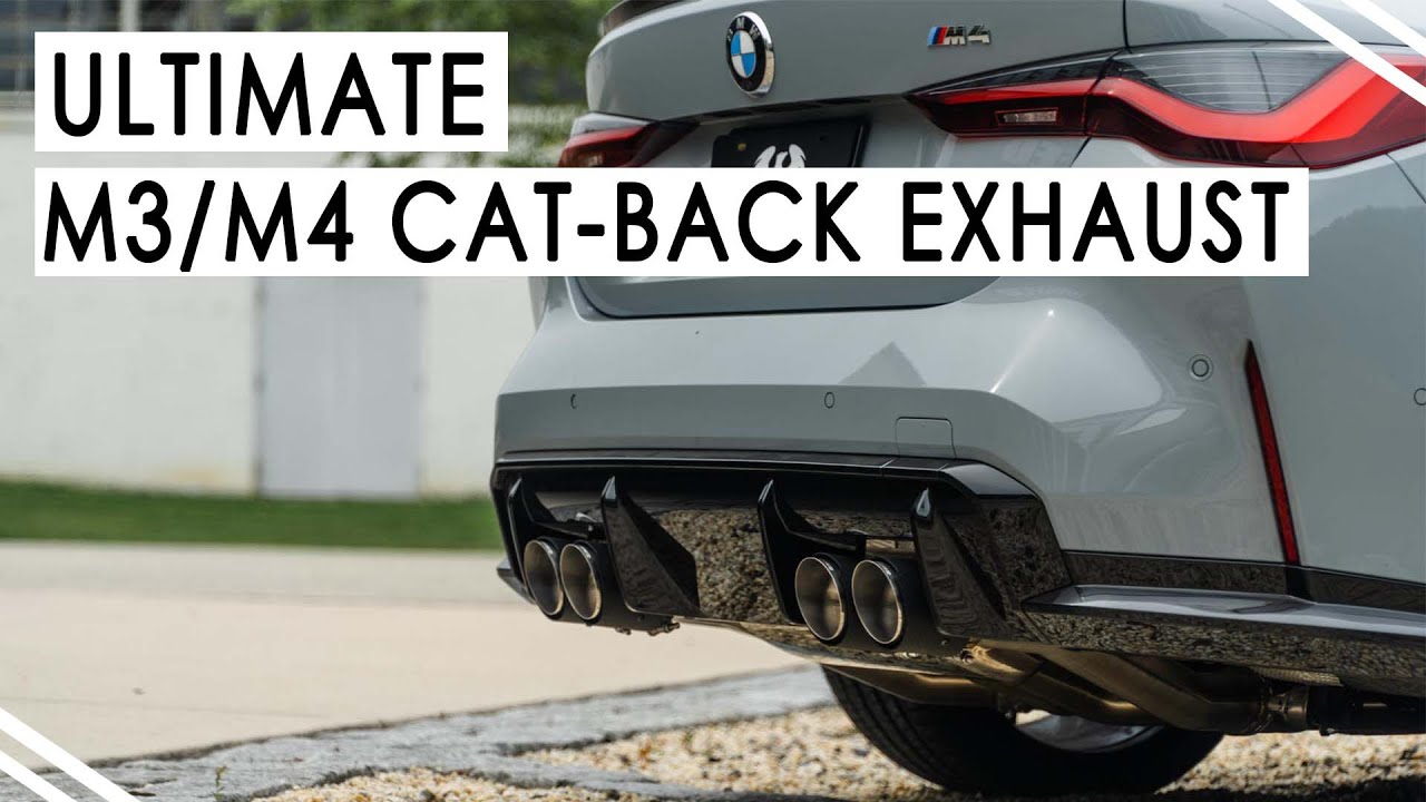 BMW M3/M4 G8x 2021+ | Fabspeed Valvetronic "Axle-Back" Exhaust | Before and After Sound