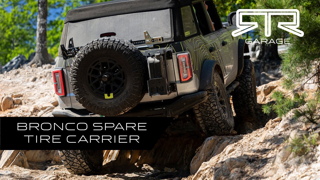 Installing the 21+ Bronco RTR Spare Tire Carrier