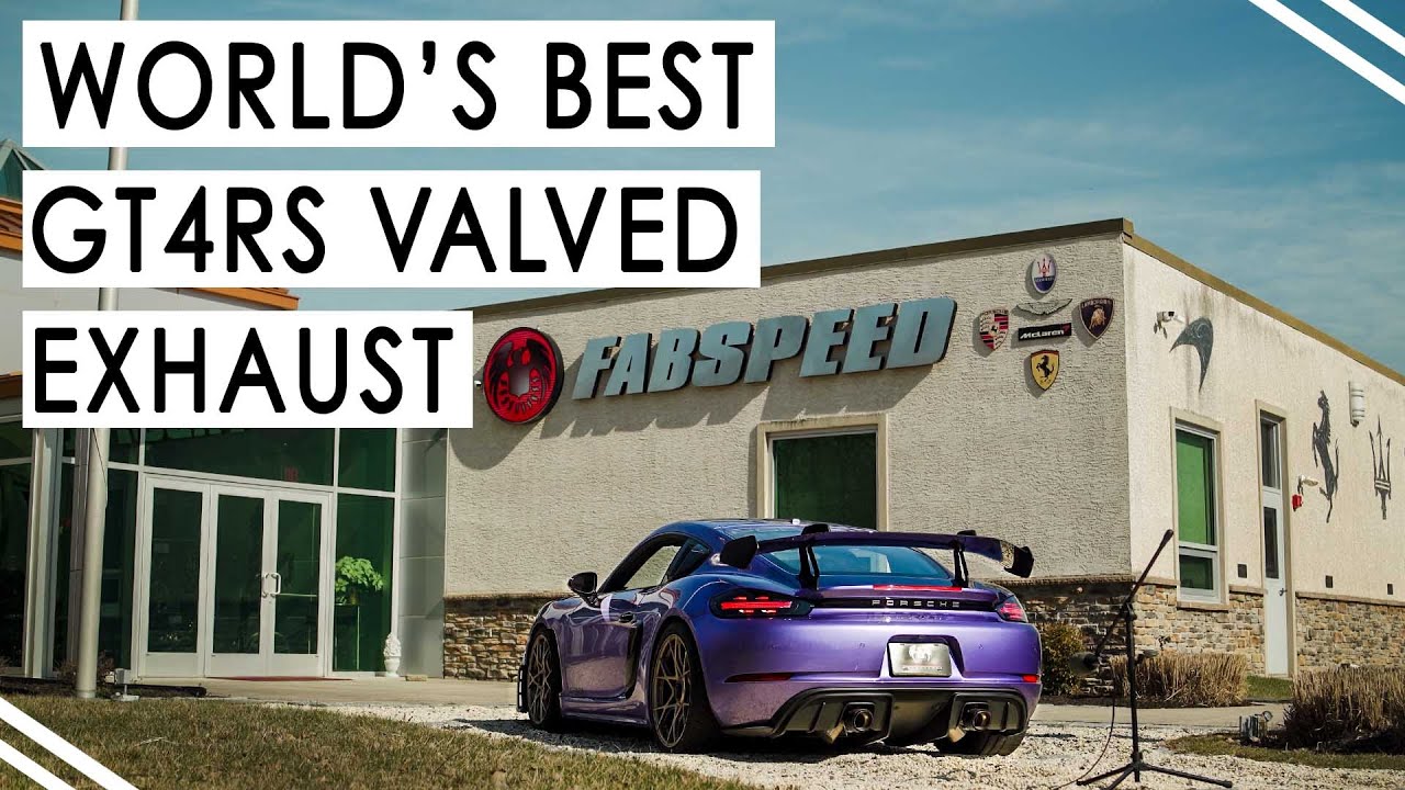 INSANE Porsche GT4RS SOUND | Fabspeed Valvetronic X-Pipe Exhaust Testing | RAW AUDIO