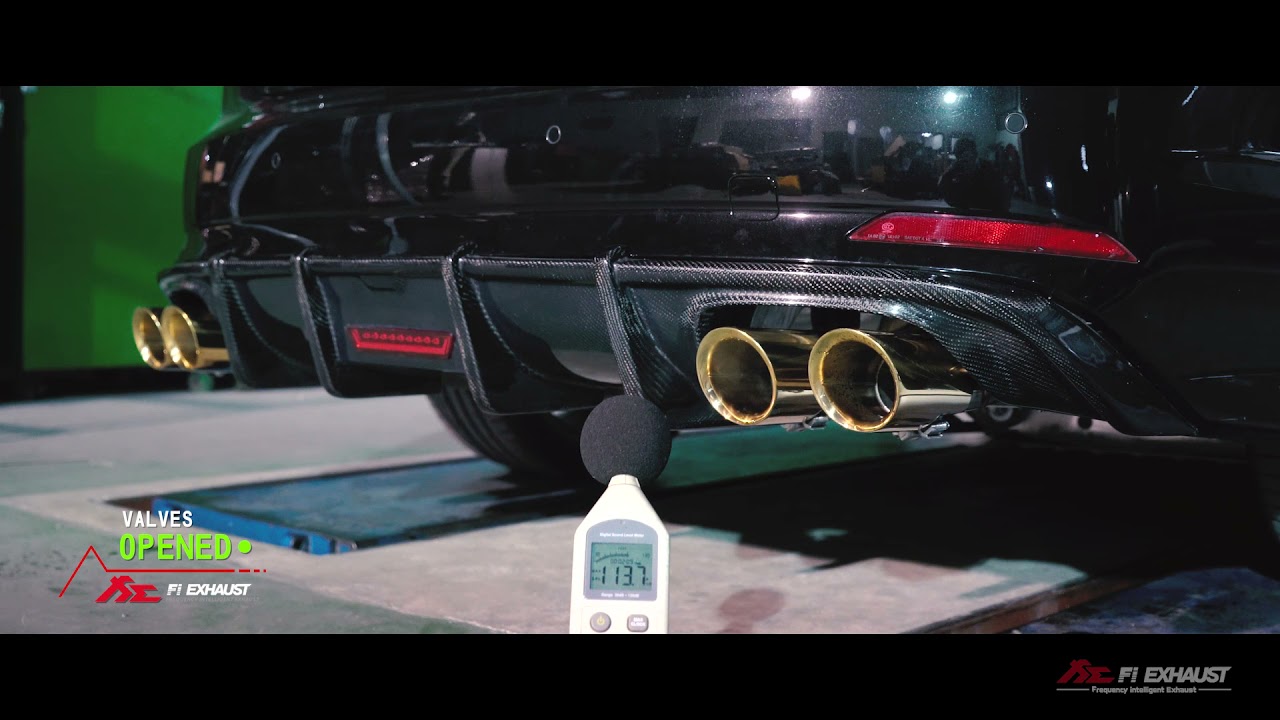 Audi A5 B9 w/ Fi EXHAUST Quad Version  Catback & Race 100Cell DownPipe X Valves ON/OFF