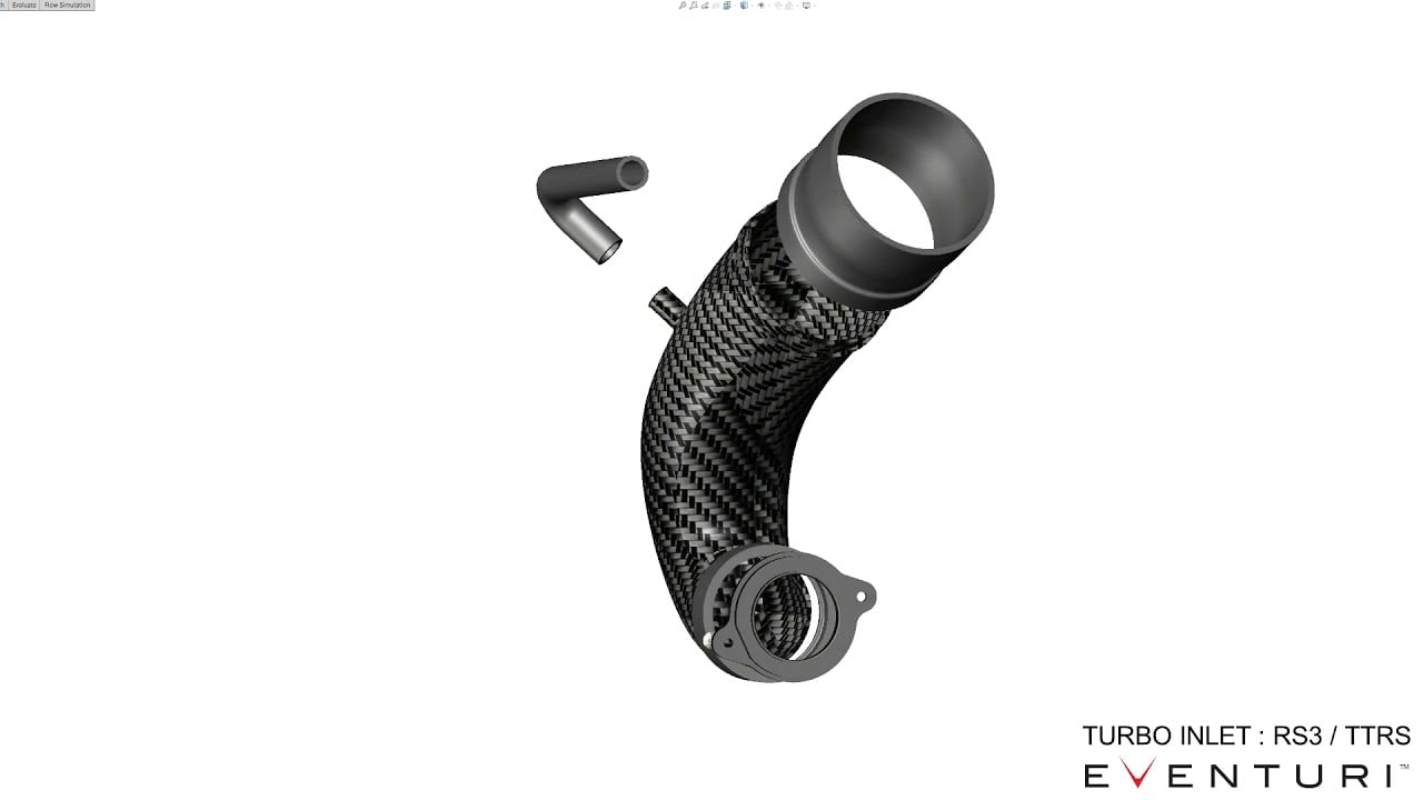 Eventuri RS3 TTRS Carbon Turbo Inlet