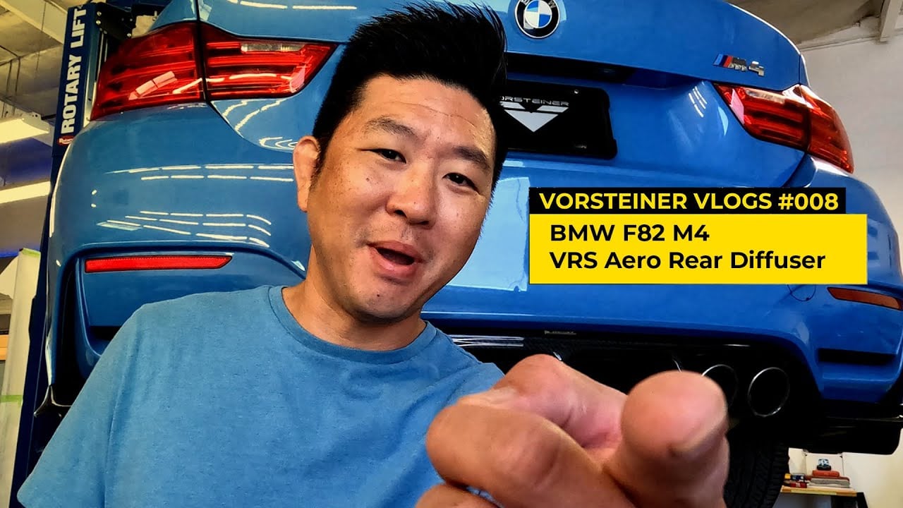 BMW F82 M4 Gets The New VRS Aero Rear Diffuser by Vorsteiner
