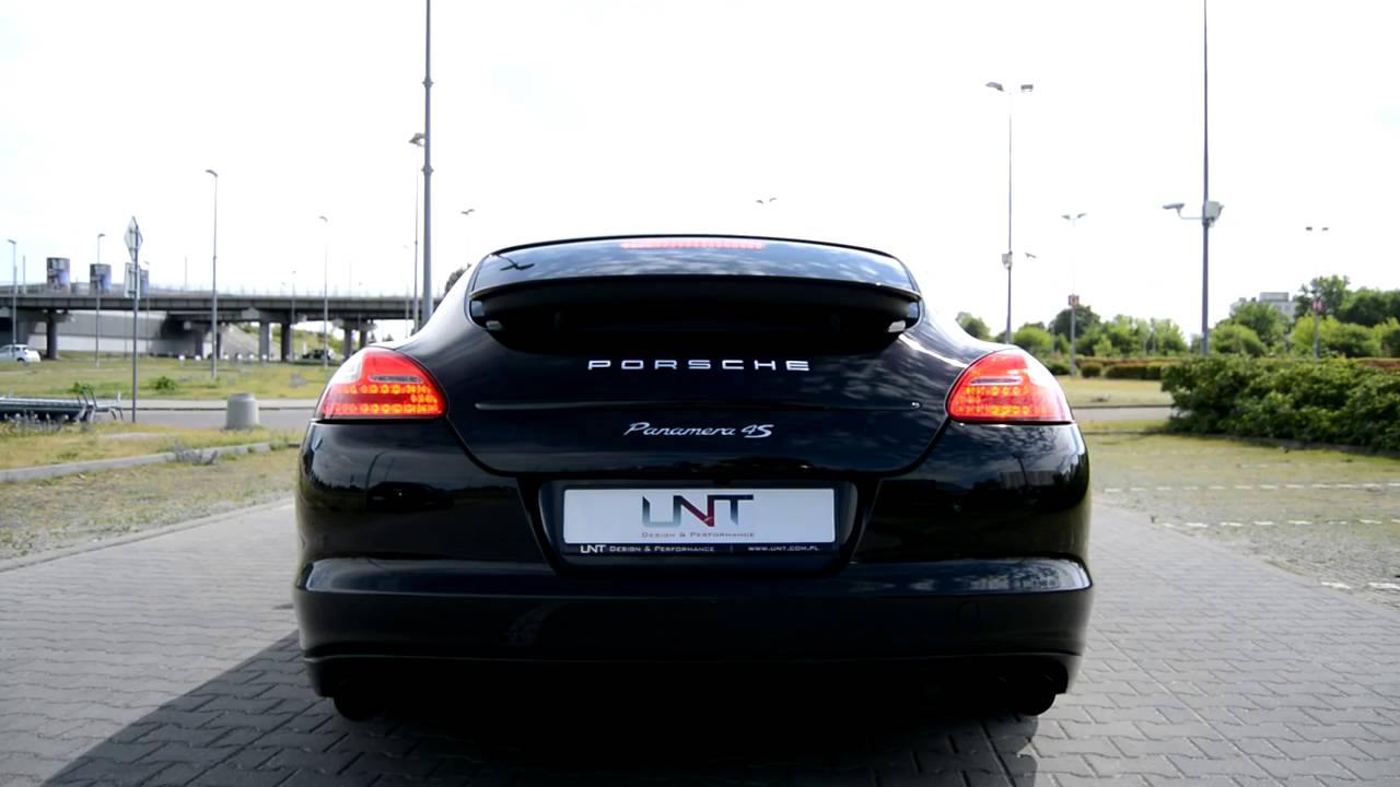 Porsche Panamera 4S w/  Armytrix Catback Valvetronic exhaust by UNT Design