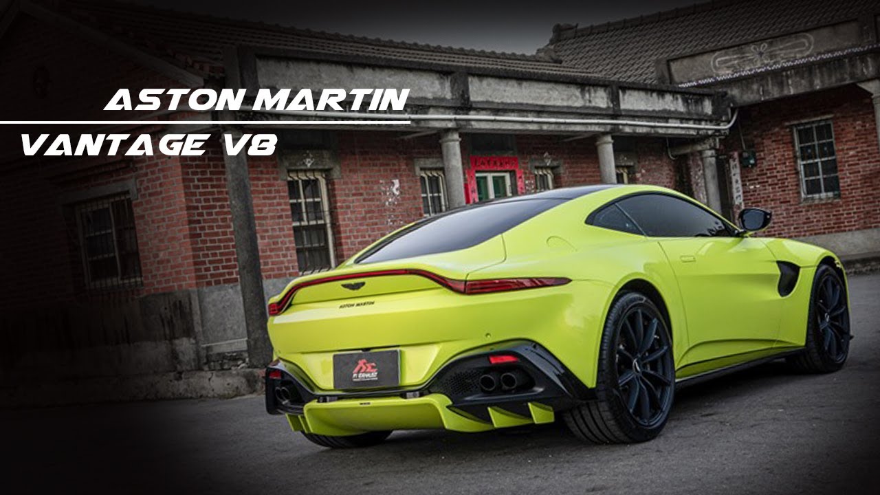 Aston Martin Vantage V8 (2019) True Sports Car Sound w/ Valvetronic Fi EXHAUST