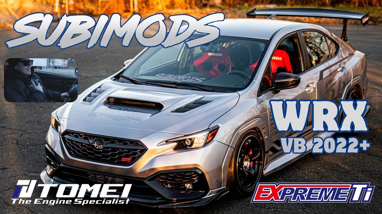 Subimods VB WRX 2022+ TOMEI Expreme Ti  Full Titanium Muffler Single and Dual
