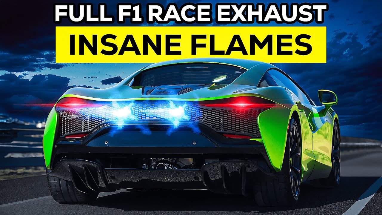MCLAREN ARTURA NIGHT TIME DRIVE! Valvetronic Designs Free Flow F1 Race Exhaust