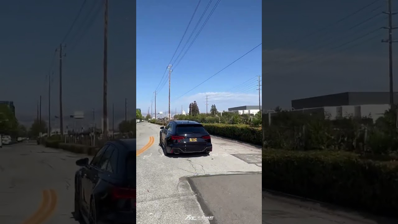 Tuned Audi C8 RS6 Avant Acceleration Sound w/  Fi EXHAUST Catless Downpipes X Silicon Valley Garage