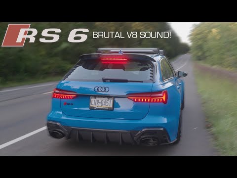 THE BEST EXHAUST FOR RS6!! Titanium FULL exhaust sound demonstration + sound clips!