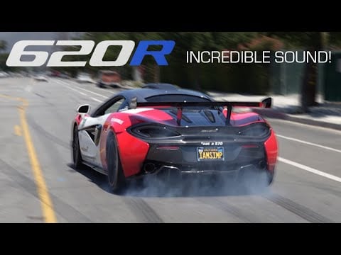 Mclaren 570S/620R Valvetronic Designs Full Exhaust Demonstration (RAW sound Clips)