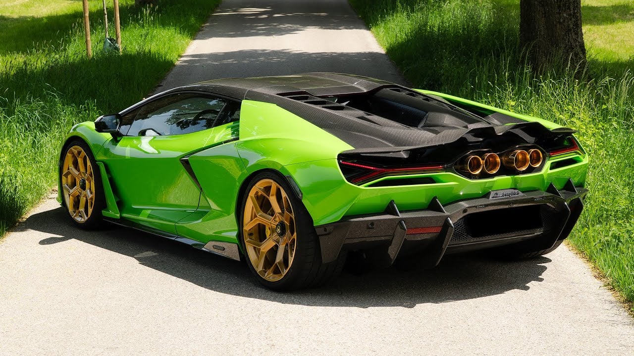 Lamborghini Revuelto with Novitec Race Exhaust-System and Replacement-Pipes