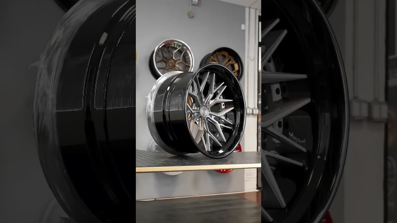 Rohana Forged RFG19 Trinity in Aircraft Grey with Gloss Black Lip #rohana #rohanawheels #carguys