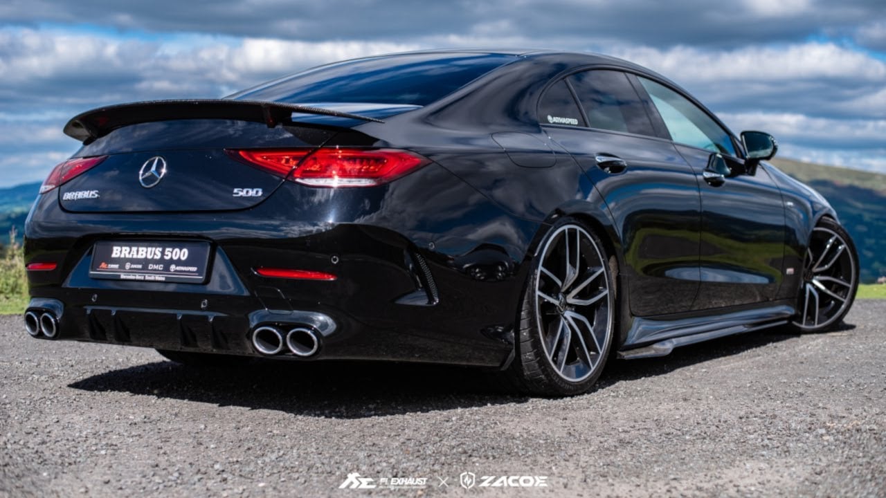Brabus 500 Mercedes-Benz AMG CLS53 C257 w/ Fi EXHAUST X Carbon Fiber Zacoe Kit